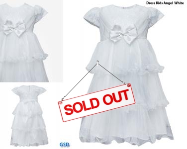 Dress Kids Angel White