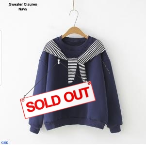 Sweater Clauren navy