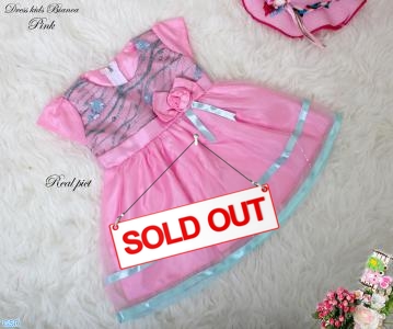 Dress kids bianca pink