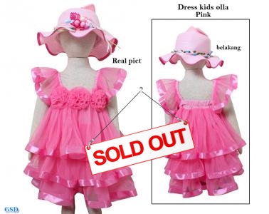 Dress kids olla  pink