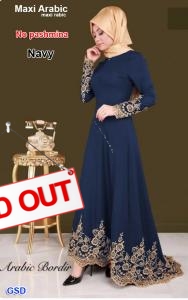 Maxi Arabic navy-maxi rabic