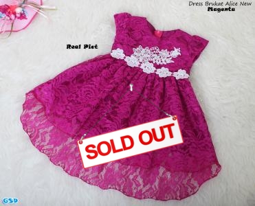 Dress Brukat Alice 1-4 magenta