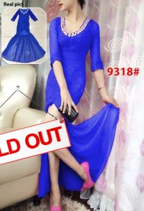 Dress import 9318 blue