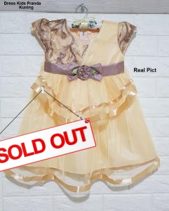 Dress kids Franda kuning