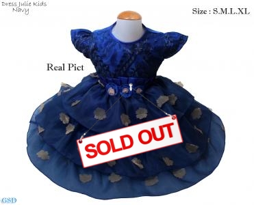 Dress Julie Kids SMLXL navy