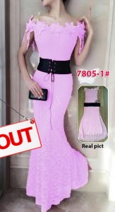 Longdress import 7805-1 soft pink