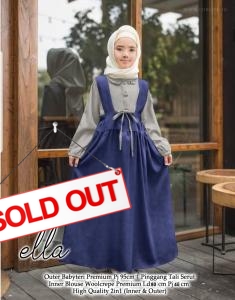 Gamis Ella kids navy