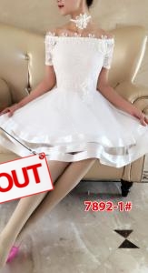 Dress import 7892-1 white