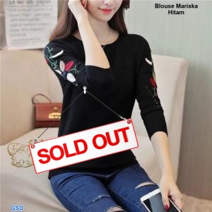 Blouse mariska hitam