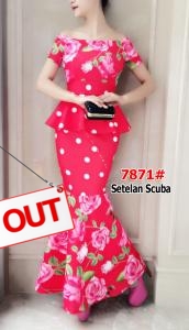 Setelan Import 7871 merah