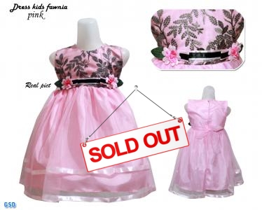 Dress kids fawnia pink