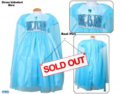 Dress Bidadari biru