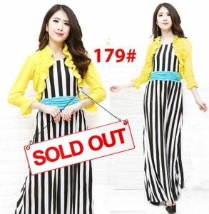 Longdress import 179 kuning