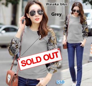 Wasaka blus grey