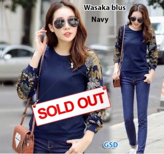 Wasaka blus navy