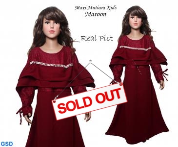 Maxi Mutiara Kids maroon