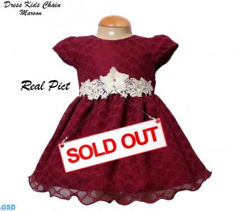 Dress Kids Chain maroon