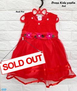 Dress kids yeslin red