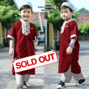 Koko Kids jefri maroon abu