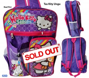 TAS RANSEL ANAK KITY UNGU