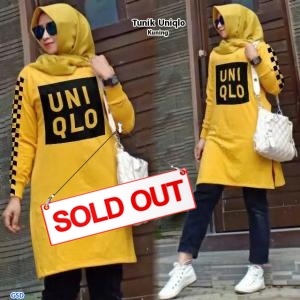 Tunik Uniqlo kuning