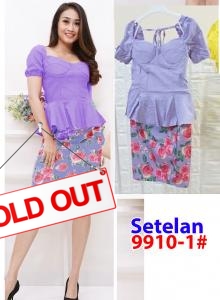 Setelan import 9910-1 ungu