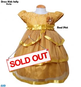 Dress Kids sally kuning