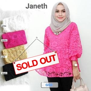 Blus janeth brukat