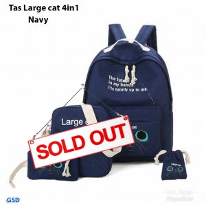 Tas large cat 4in1 navy