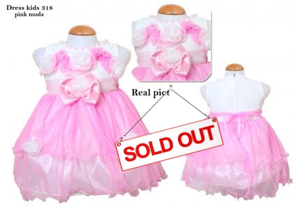 Dress kids 318 pink muda