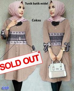 Tunik batik midel coksu