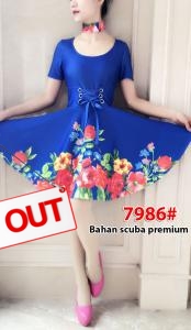 Dress import 7986 blue