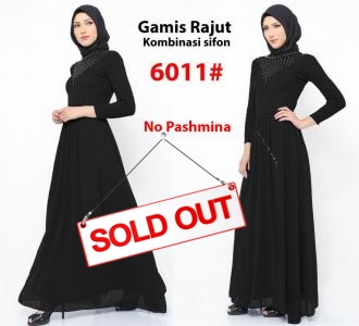 Gamis import 6011 black