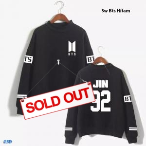 Sweater  Bts hitam