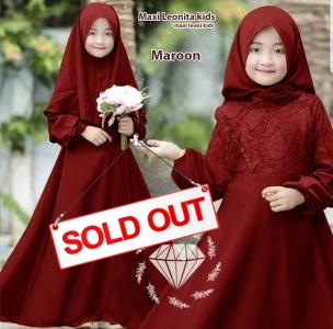 Maxi Leonita Kids maroon