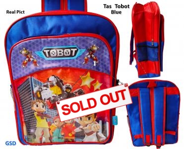 tas sekolah tobot ransel blue