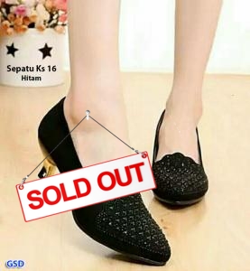 Sepatu Ks16 hitam