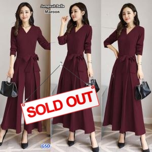 Jumpsuit bella maroon