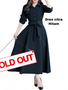 Dress citra hitam