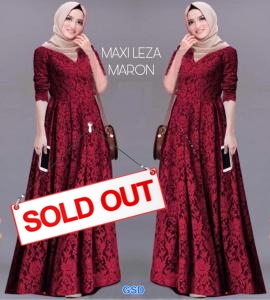 Maxi Leza maroon