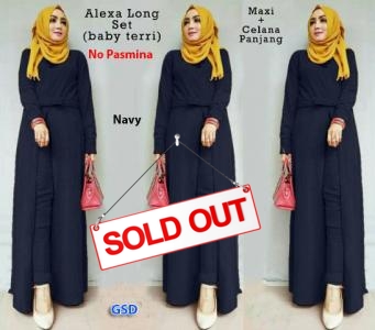 Alexa long set navy