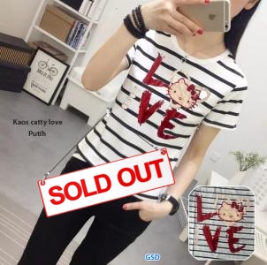 Kaos salur catty love pth