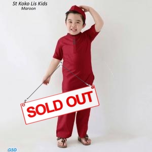 St Koko lis Kids maroon