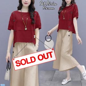 Set Airin Maroon