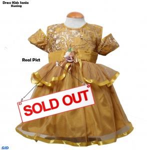 Dress Kids Sonia Kuning