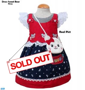 Dress Sweet Bear navy