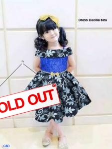 Dress Cecilia biru