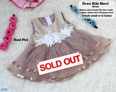 Dress Kids Merri Krem