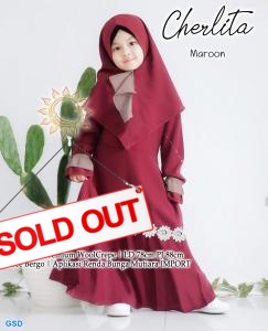 Gamis Cherlita maroon