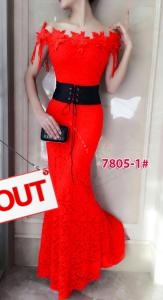 Longdress import 7805-1 red